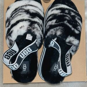 UGG Black Disco Marble Slide